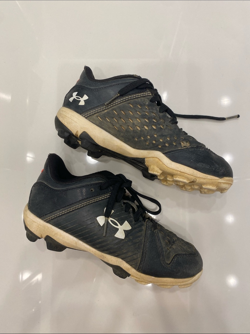 Kids Under Armour Black Baseball Cleats